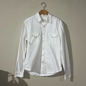 2015 Gap Denim Western Snap Woven Shirt